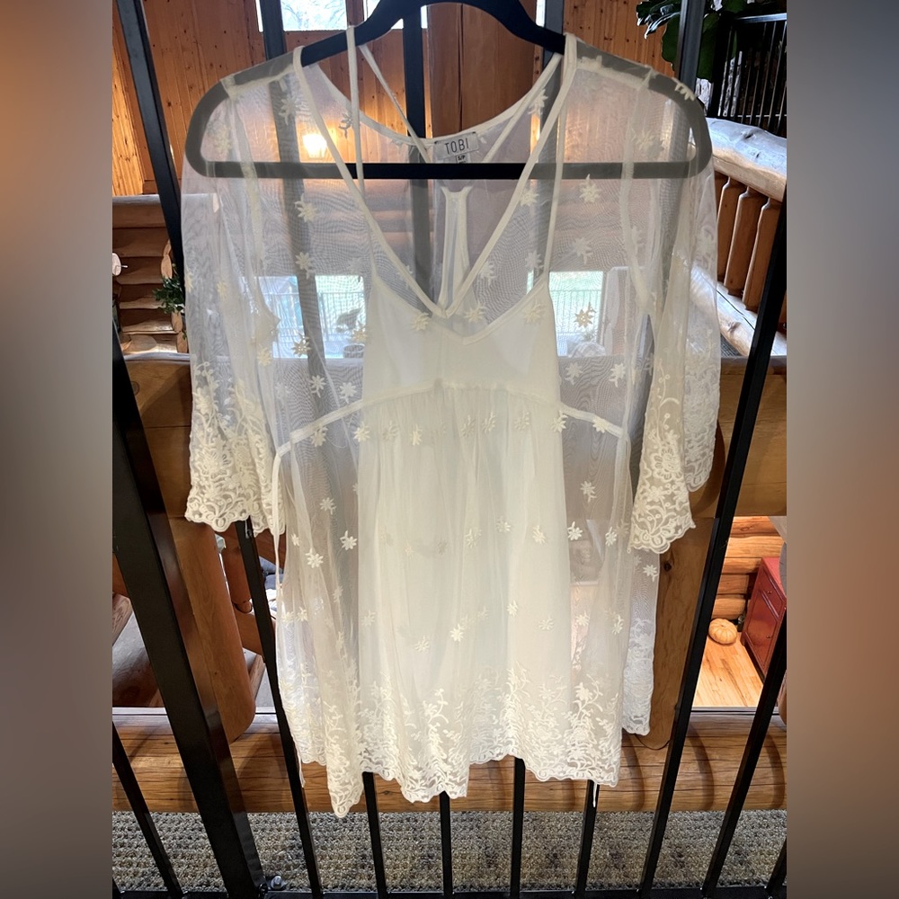 TOBI dress, white, small